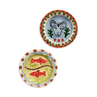 Shurleey Santiago de Borja The Lovers Dinner Plates, Set of 2