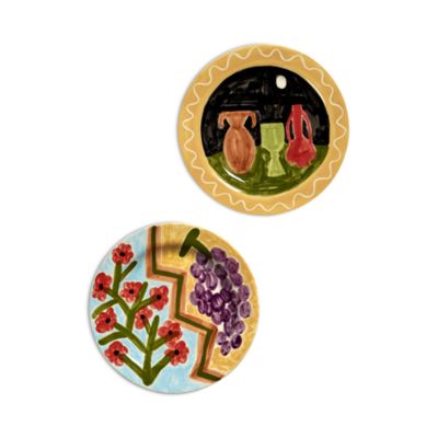 Shurleey Santiago de Borja Dreams Delicia Dinner Plate, Set of 2