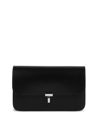 Toteme T-Lock Leather Crossbody Bag