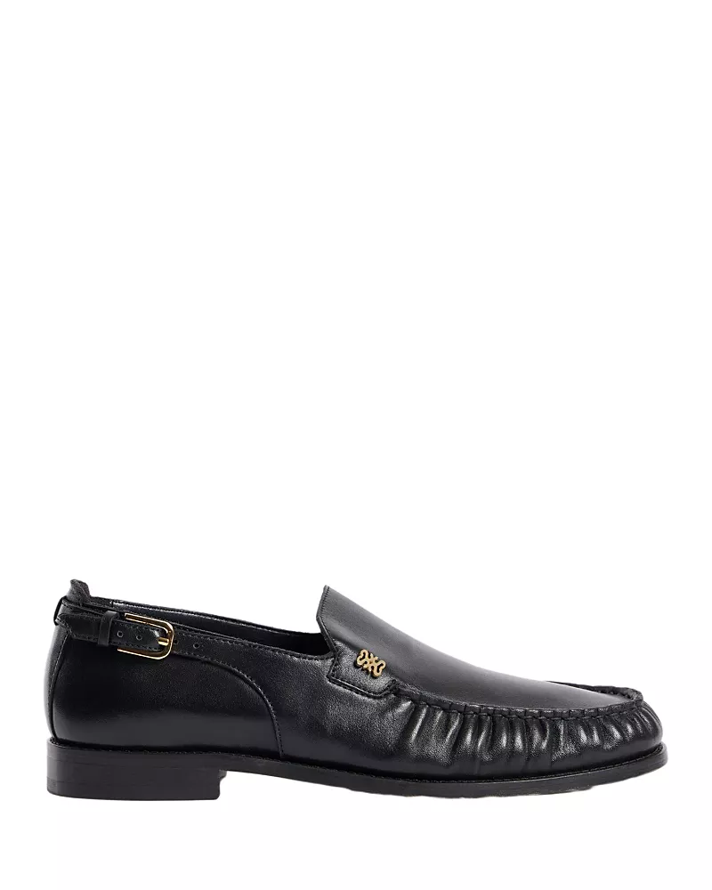 Sandro Women's Leather Buckle Loafers