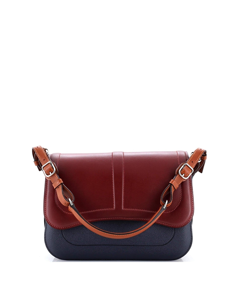 Pre-Owned HERMES Harnais Shoulder Bag Epsom and Tadelakt