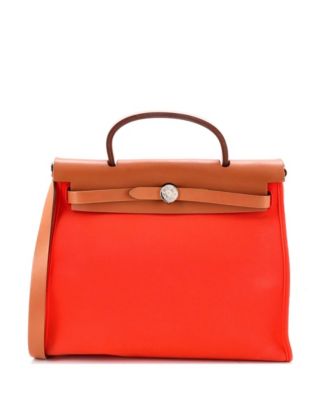 31 Herbag Zip Leather and Toile
