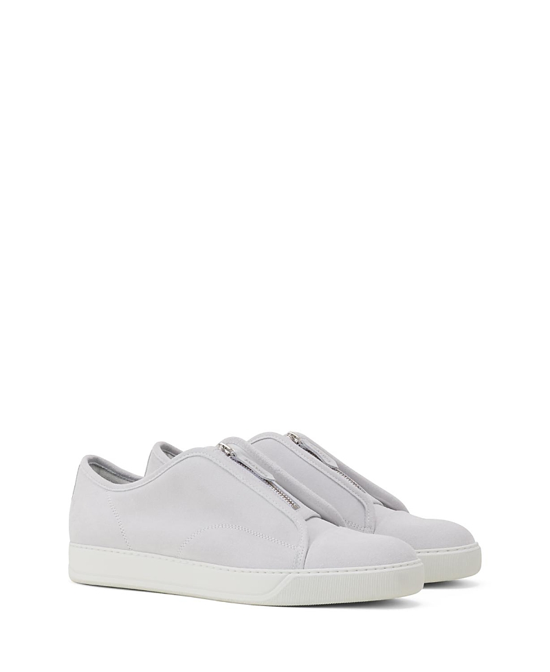 Lanvin Dbb1 Suede Zip Sneakers