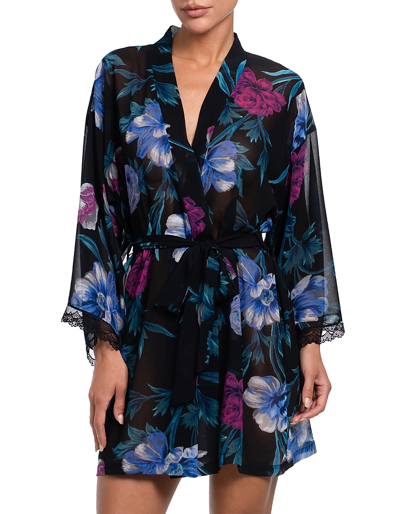 In Bloom by Jonquil Printed Chiffon Wrap Robe