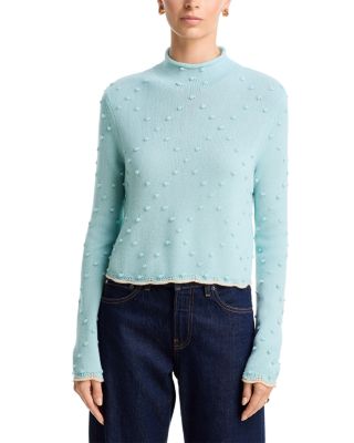 Popcorn Wool & Cashmere Sweater