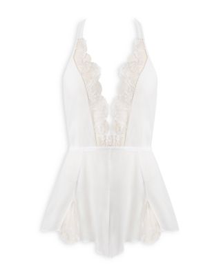 Marisa Embroidered Chiffon Teddy - thumbnail 6