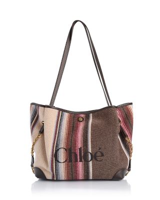 Clover Medium Striped Tapestry Tote
