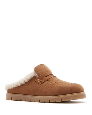 Women's Women's Echo Suede & Shearling Mules