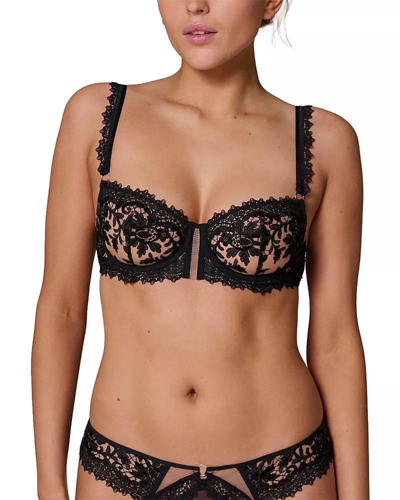 Simone Perele Fantasme Embroidered Demi Bra