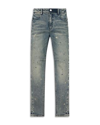 Bryant Skinny Fit Jeans in Marine Paint Stud