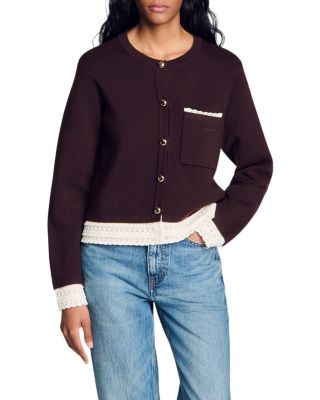 Candide Lace Trim Cardigan