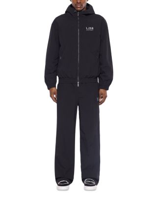 Relaxed Fit Reflective Diagonal Graphic Logo Track Pants