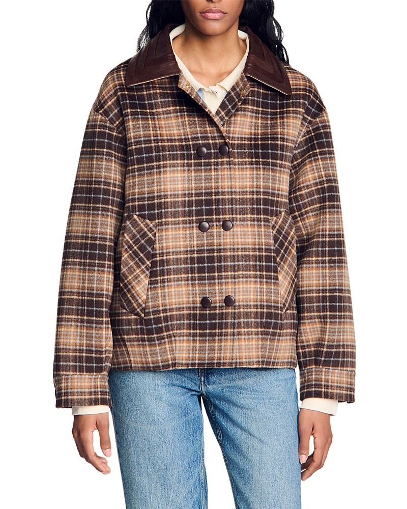 Sandro Mystic Wool Blend Jacket
