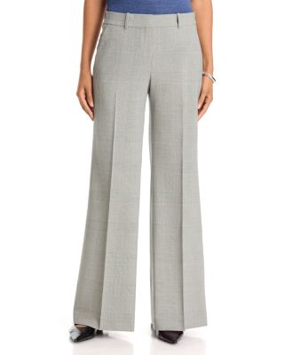 Wales Wool Blend Flare Pants