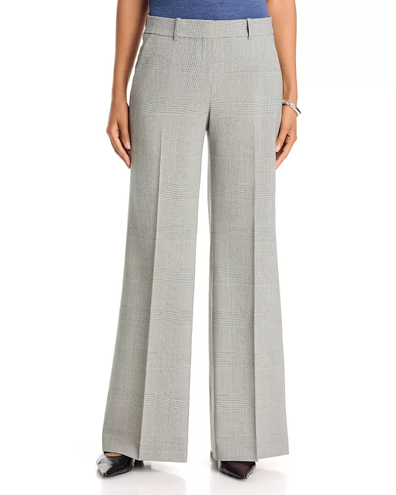 Theory Wales Wool Blend Flare Pants