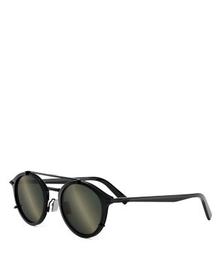 DiorBlackSuit R7U Round Sunglasses, 50mm