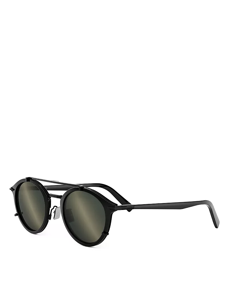 Dior DiorBlackSuit R7U Round Sunglasses, 50mm