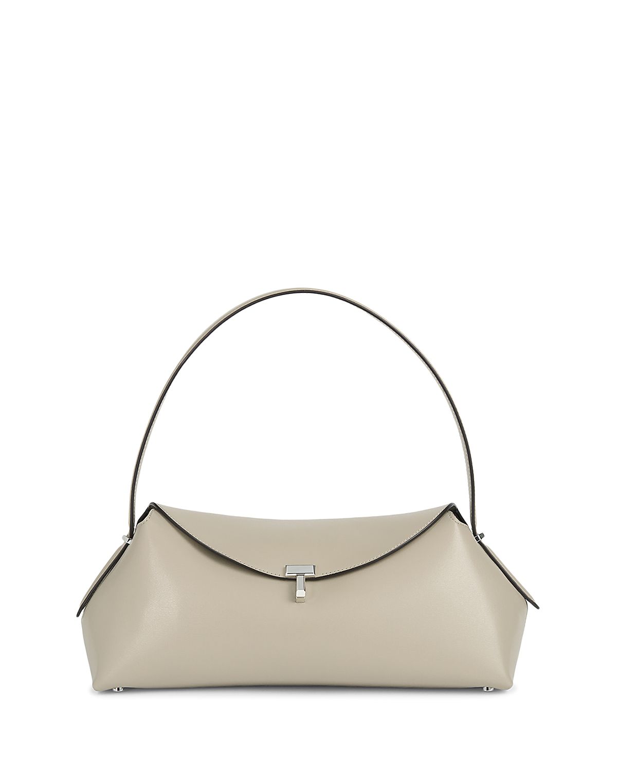 Toteme T-Lock Leather Top Handle Bag