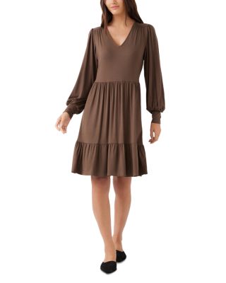 Long Sleeved Tiered Dress