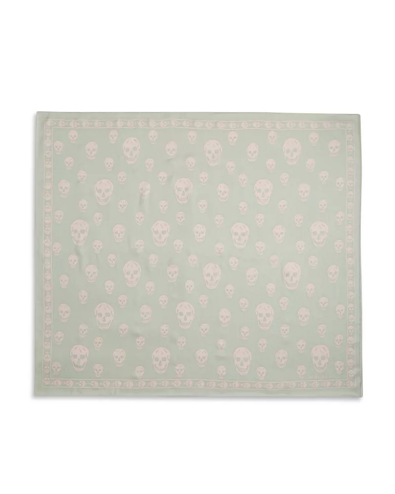 McQueen Skull Silk Scarf