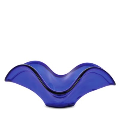Hibiscus Cobalt Large Bowl