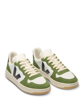 Men's V-10 Low Top Leather Sneakers