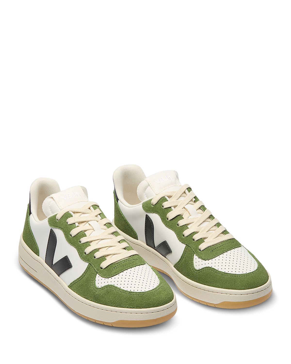 Veja Men's V-10 Low Top Leather Sneakers