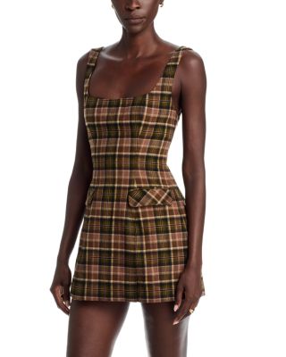 Nina Lace Up Back Mini Dress