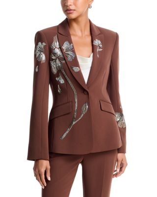 Gilded Peony Beaded Cheyenne Blazer