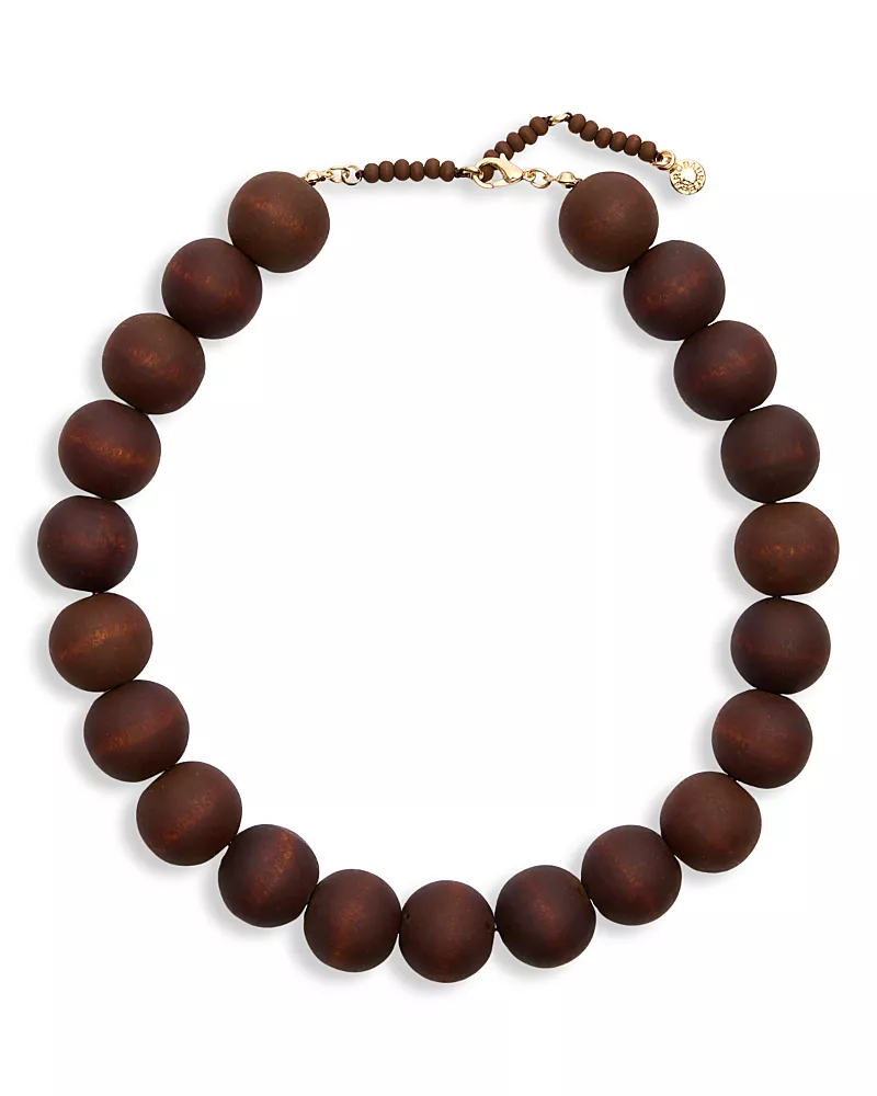 Baublebar Jane Semi Precious Stone Beaded Necklace, 17