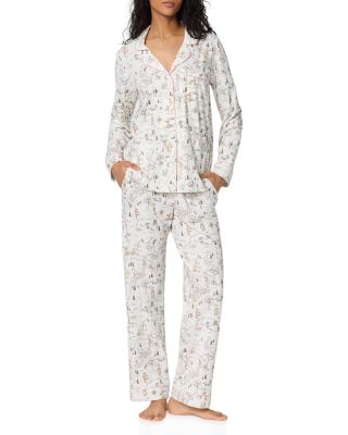 Cotton Stretch Long Sleeve Pajama Set