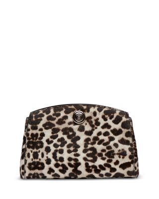 Mini Pushlock Calf Hair Clutch