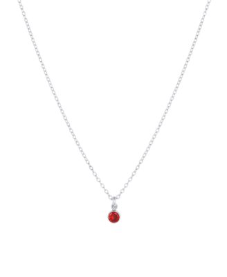 Birthstone Charm Necklace