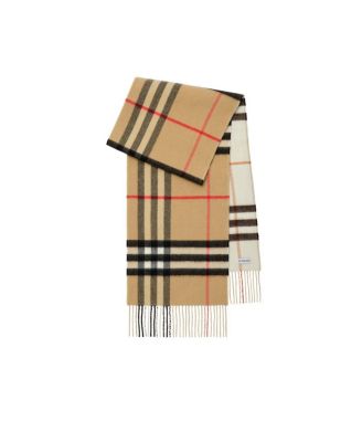  Reversible Check Cashmere Scarf