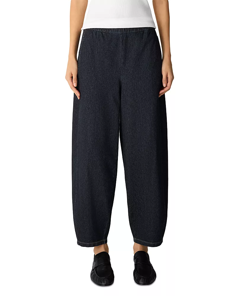Eileen Fisher Ankle Lantern Cotton Blend Pants