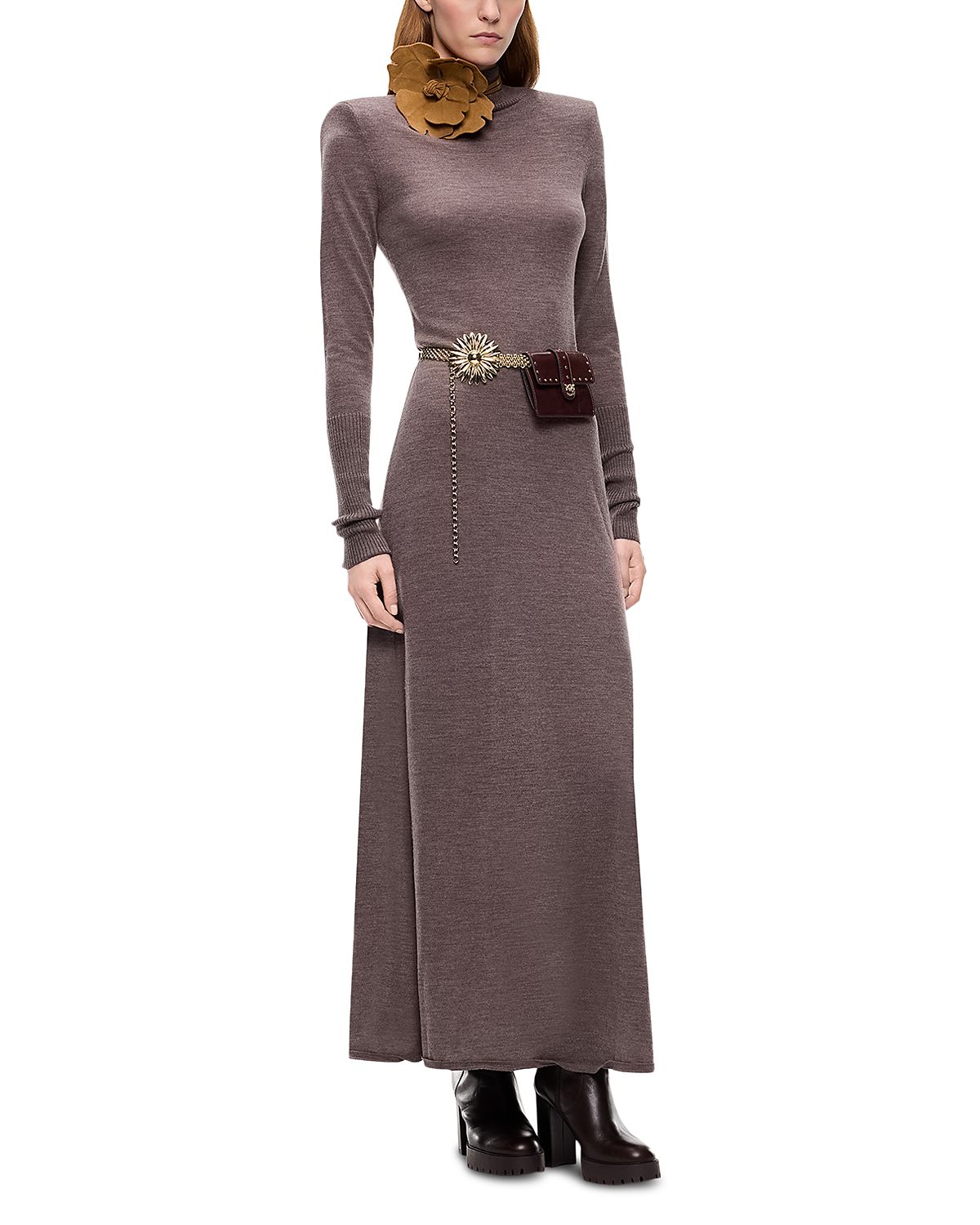 Pinko Londra Merino Wool Dress