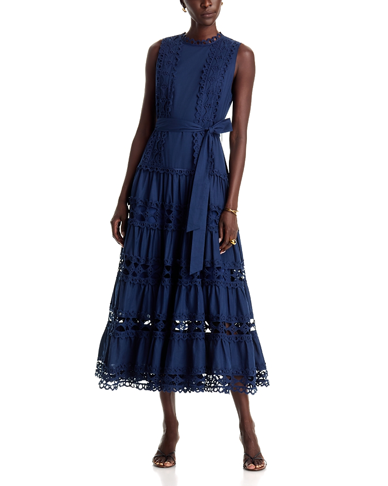 Layered with Love London Embroidered Eyelet Maxi Dress