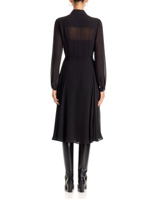 Belted Midi Shirt Dress - thumbnail 4
