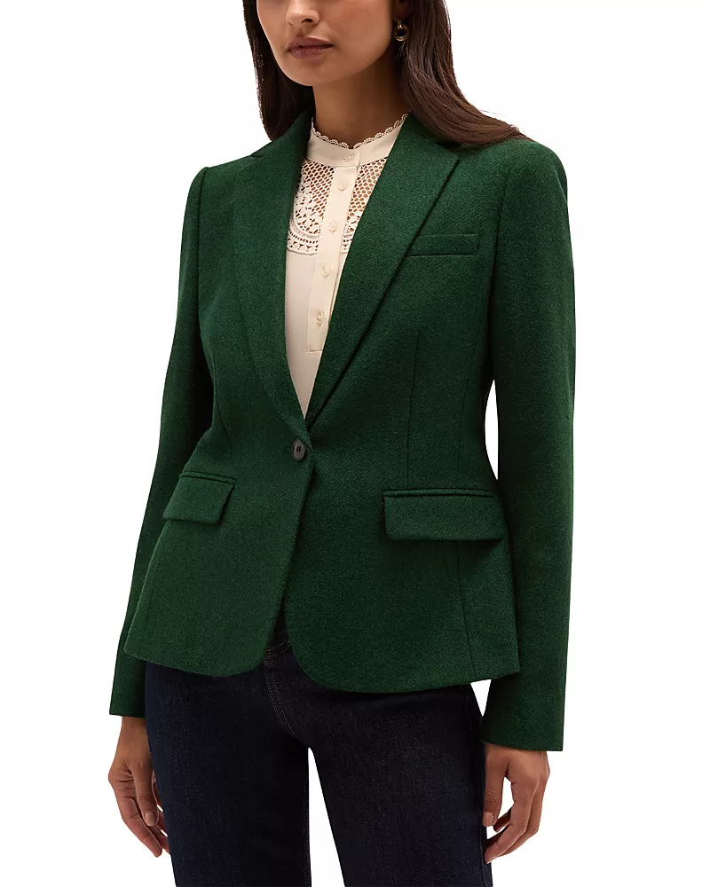 Hobbs London Blake Wool Notched Collar Jacket
