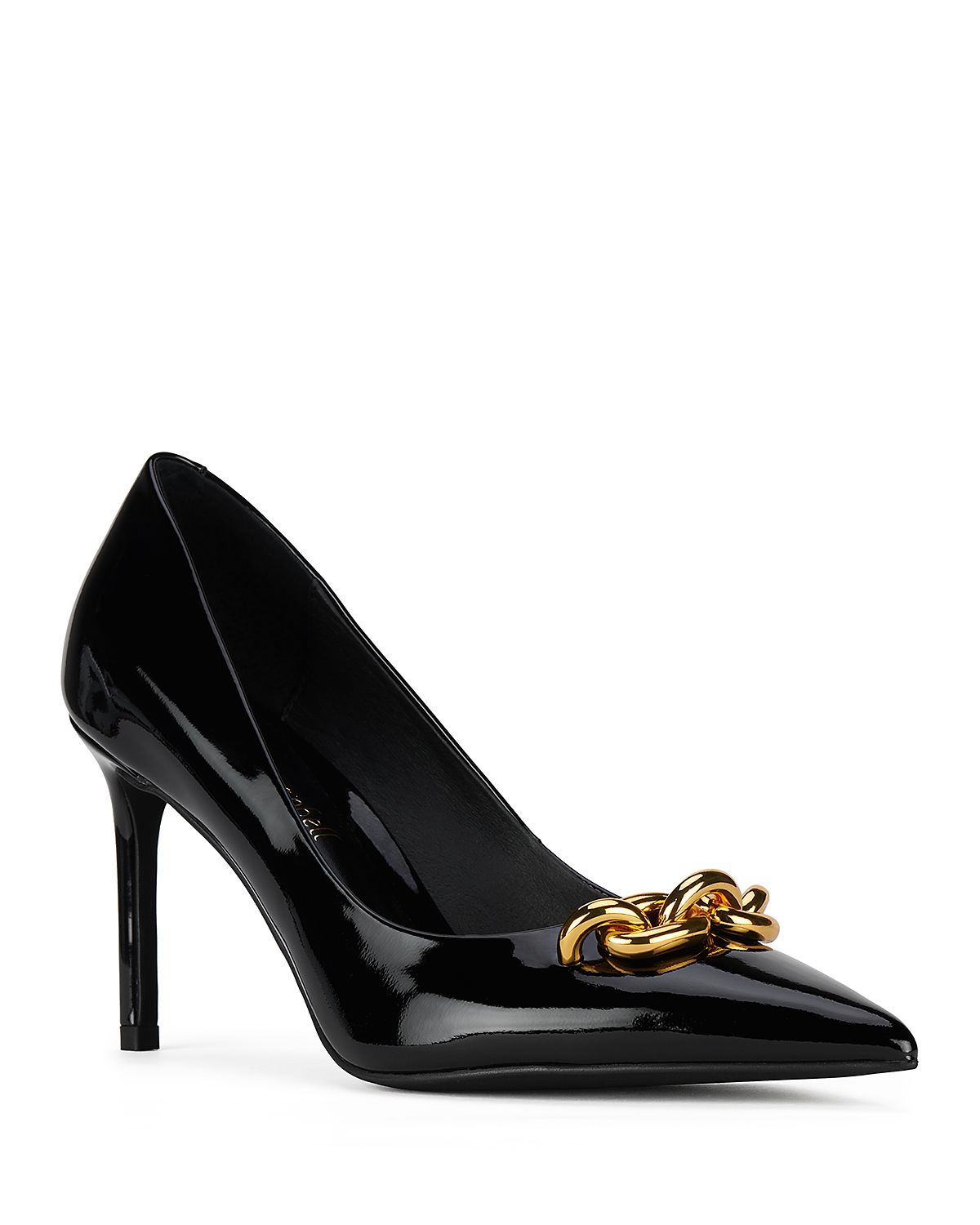 Jeffrey Campbell Women's Nikia Patent Chain Detail Pumps