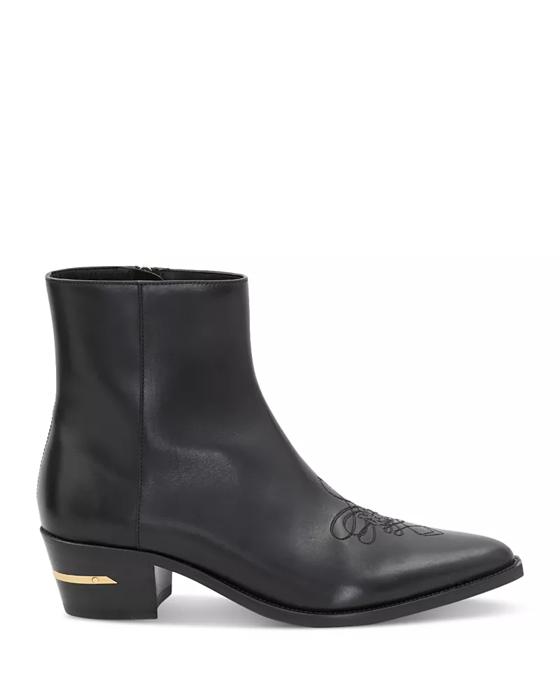 Amiri Men's Pointed Toe Leather Western Boots