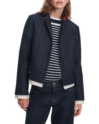 rag & bone Lawrence Wool Blend Crop Blazer
