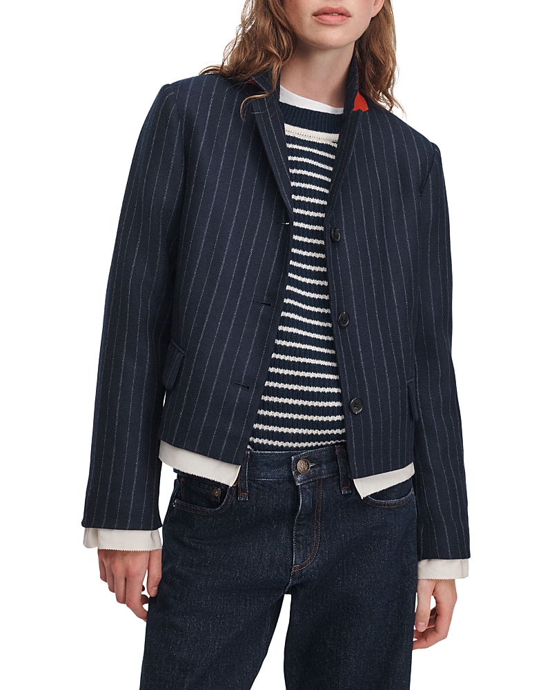 rag & bone Lawrence Wool Blend Crop Blazer