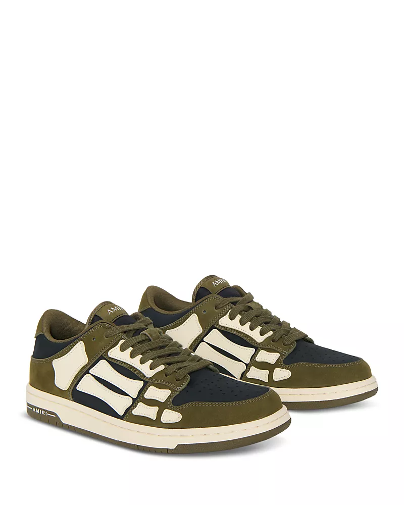 Amiri Men's Skel Top Low Leather Sneakers