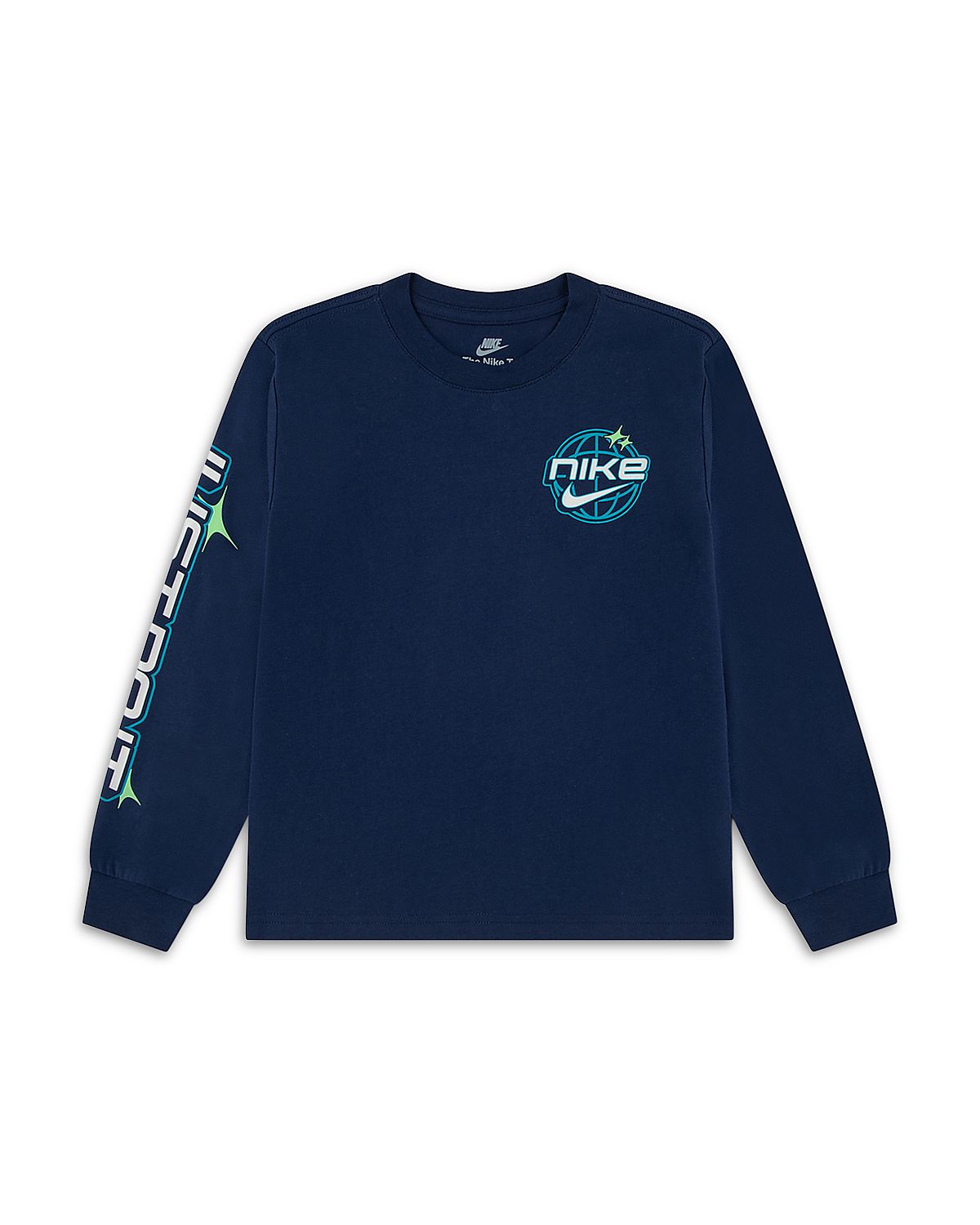 Nike Nike Boys' Y2K Globe and Sleeve Hit Tee - Little Kid