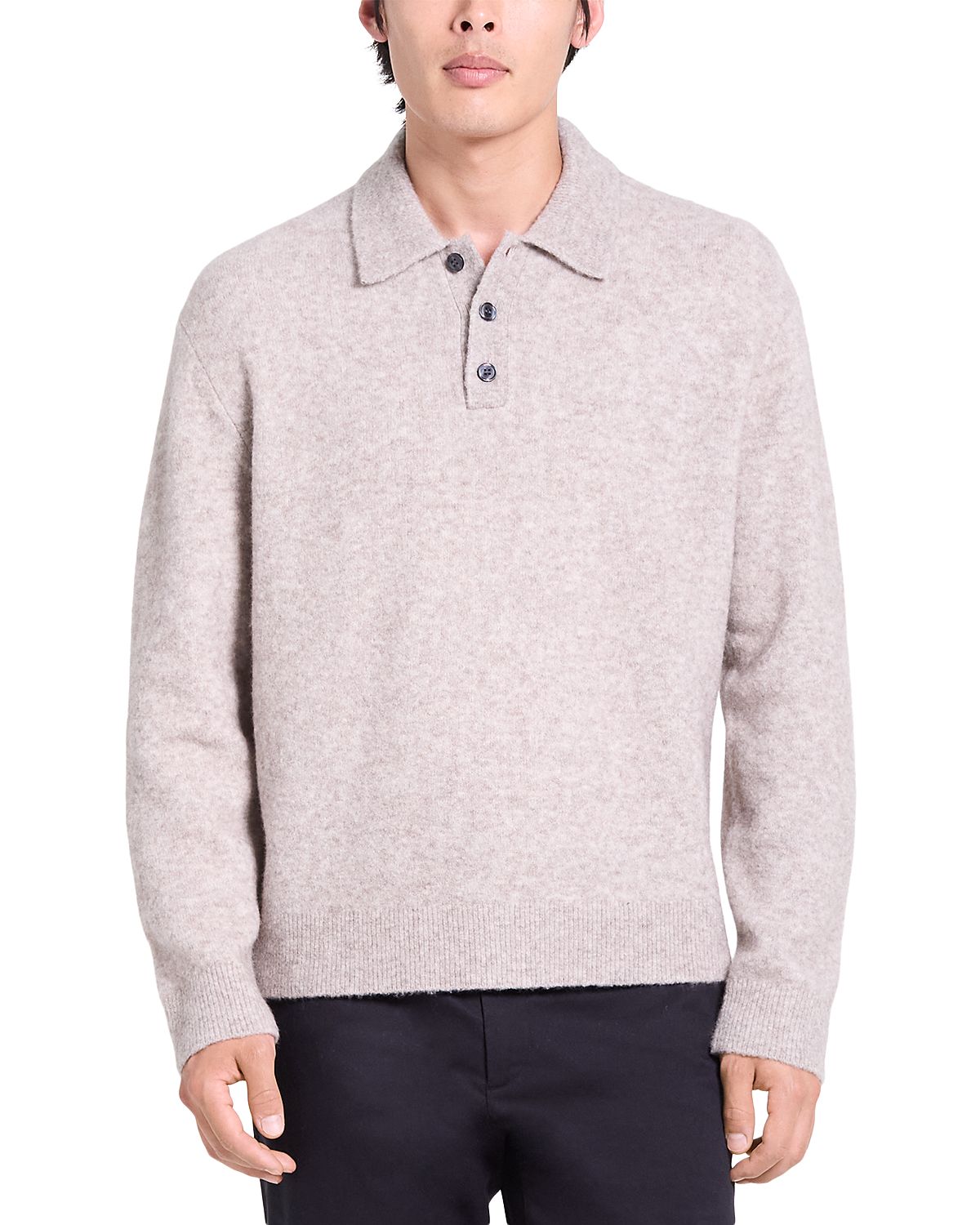 Theory Wool Blend Sweater Polo