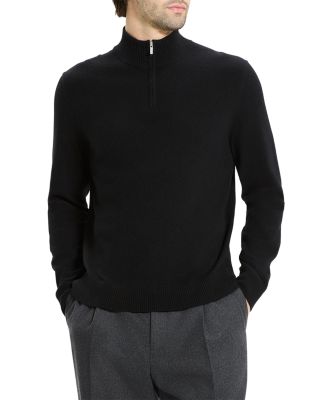 Hilles Cashmere Quarter Zip Sweater