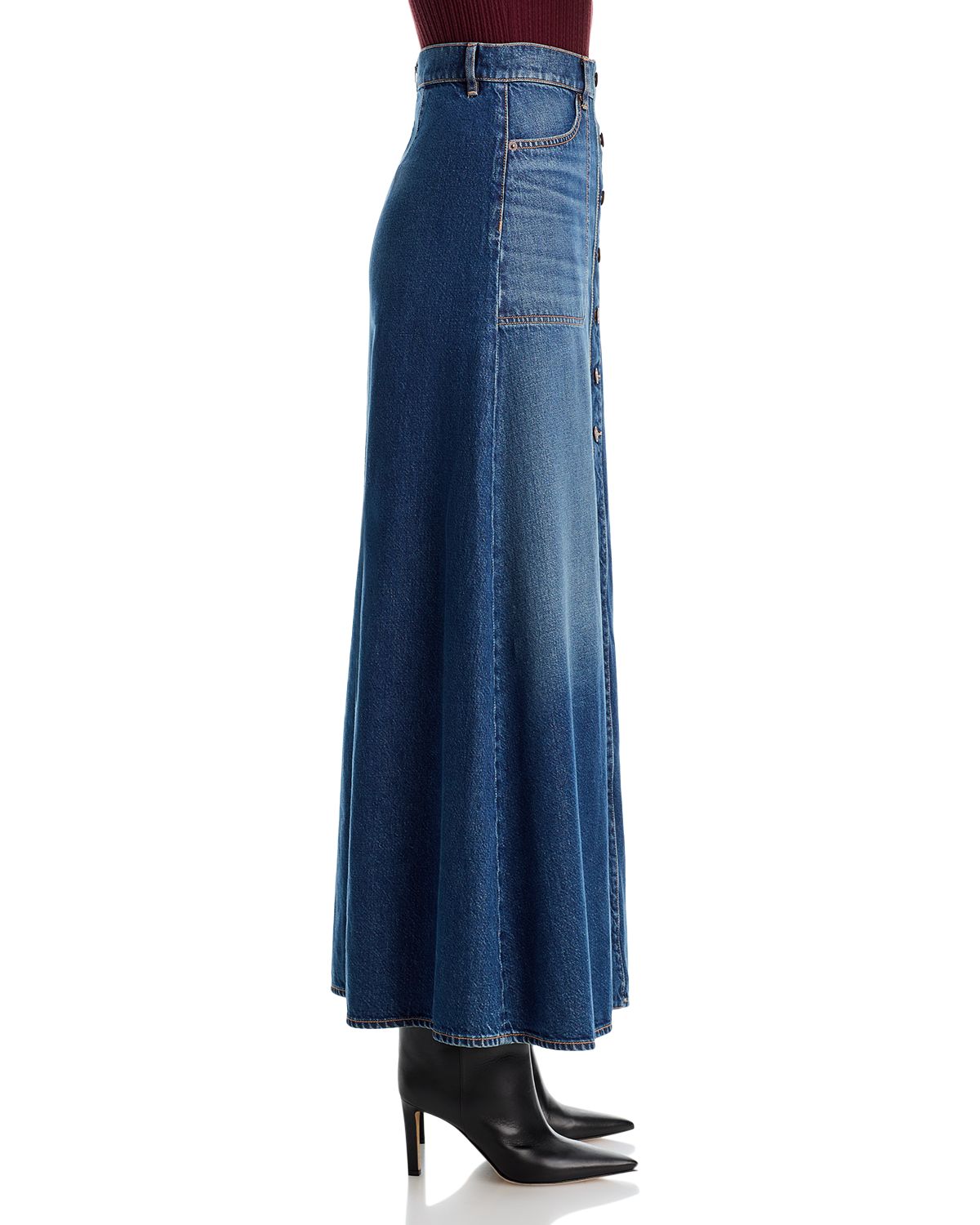 Hathaway Denim Maxi Skirt thumbnail 4