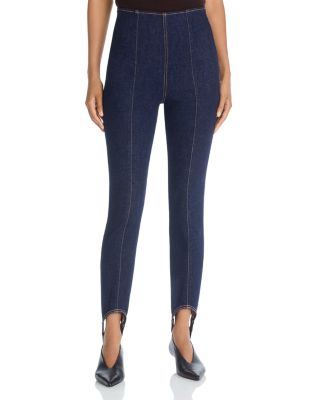 Lydia High Rise Stirrup Jeans in Indigo Rinse