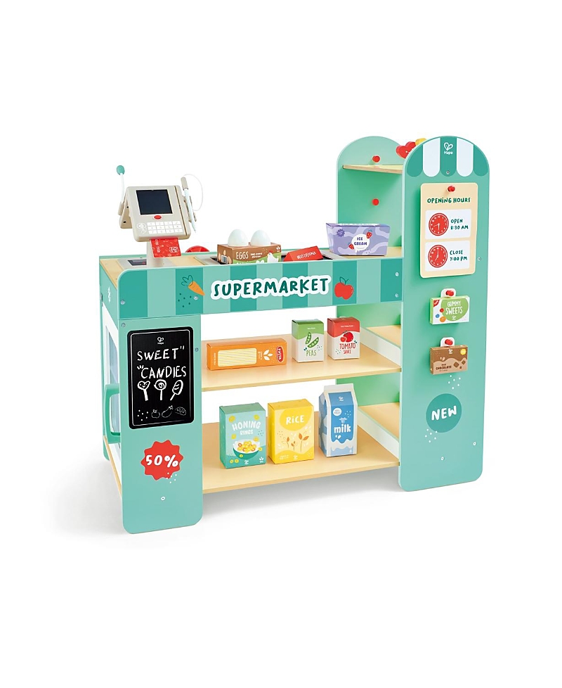 Hape Smart Wooden Supermarket - 3-8 - Ages 2-4